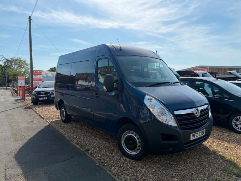 2015 Vauxhall Movano 2.3 CDTi 3500 BiTurbo Combi Van Double Cab 5dr Diesel Manual FWD L1 H2 Euro ...