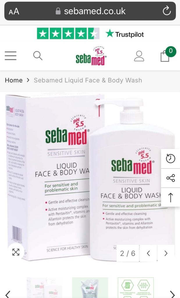 image for Sebamed Face and Body Wash 1 Litre - RRP £25 - Sealed Pack - Can Deliver 