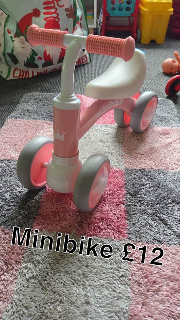 Minibike flashing wheels 
