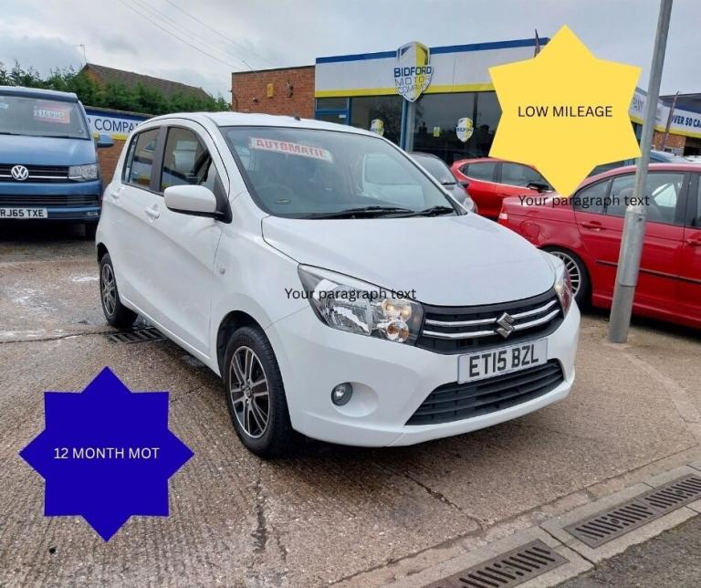 2015 Suzuki Celerio 1.0 SZ4 5dr AGS HATCHBACK Petrol Manual