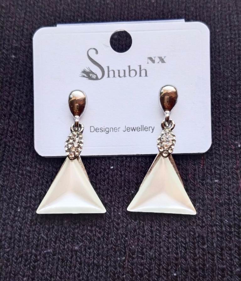Elegant Triangle Drop Earrings