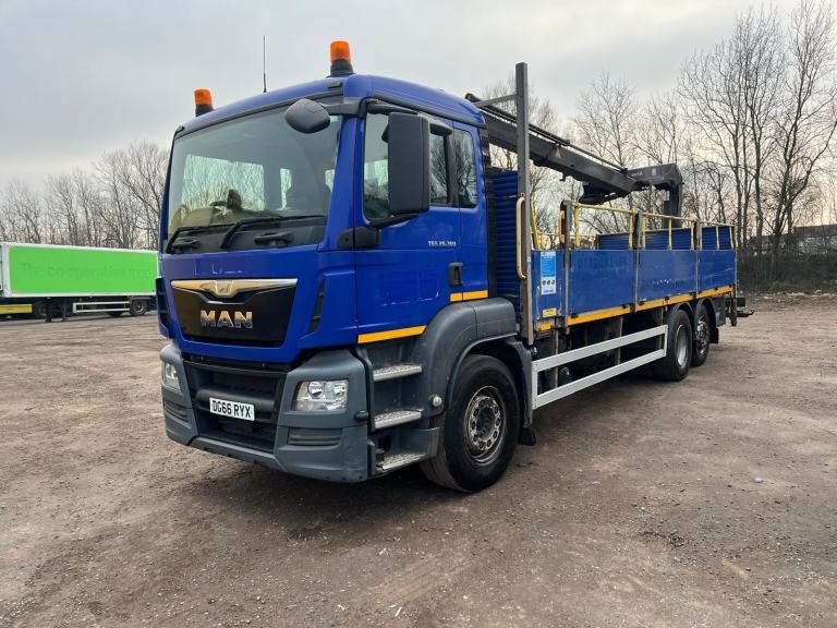 MAN/ ERF TGS 26.360 26 TONNE CRANE TRUCK REAR REMOTE HMF 1430 