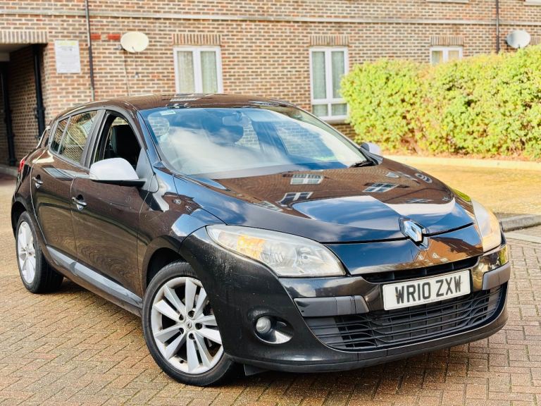 2010 RENAULT MEGANE 1.6 PETROL 5 SPEED MANUAL ULEZ FREE HPI CLEAR 1 KEY FSH MOT DEC 2026