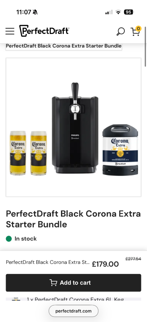 Perfect draft machine sale 