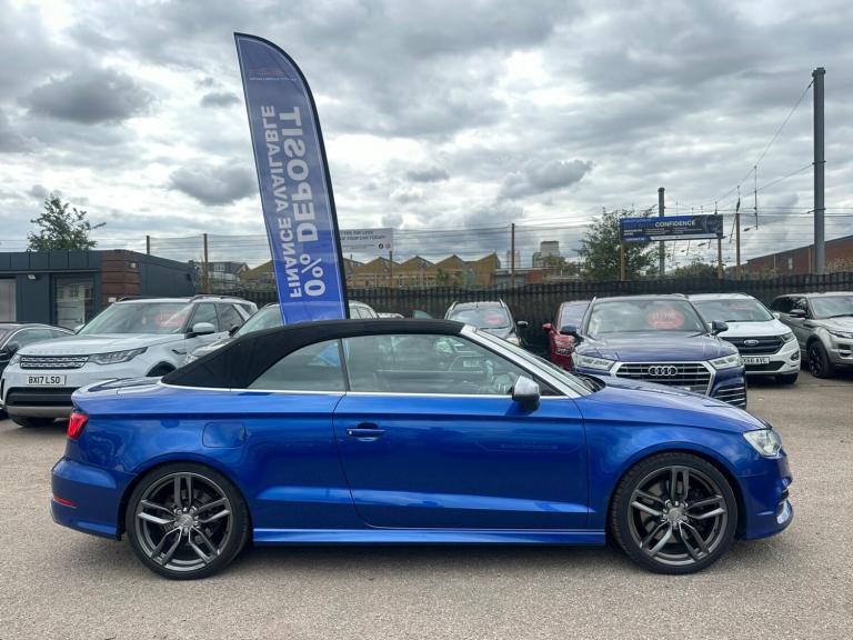  Audi S3 2.0 TFSI Cabriolet S Tronic quattro Euro 6 (s/s) 2dr (Nav) Petrol Automatic