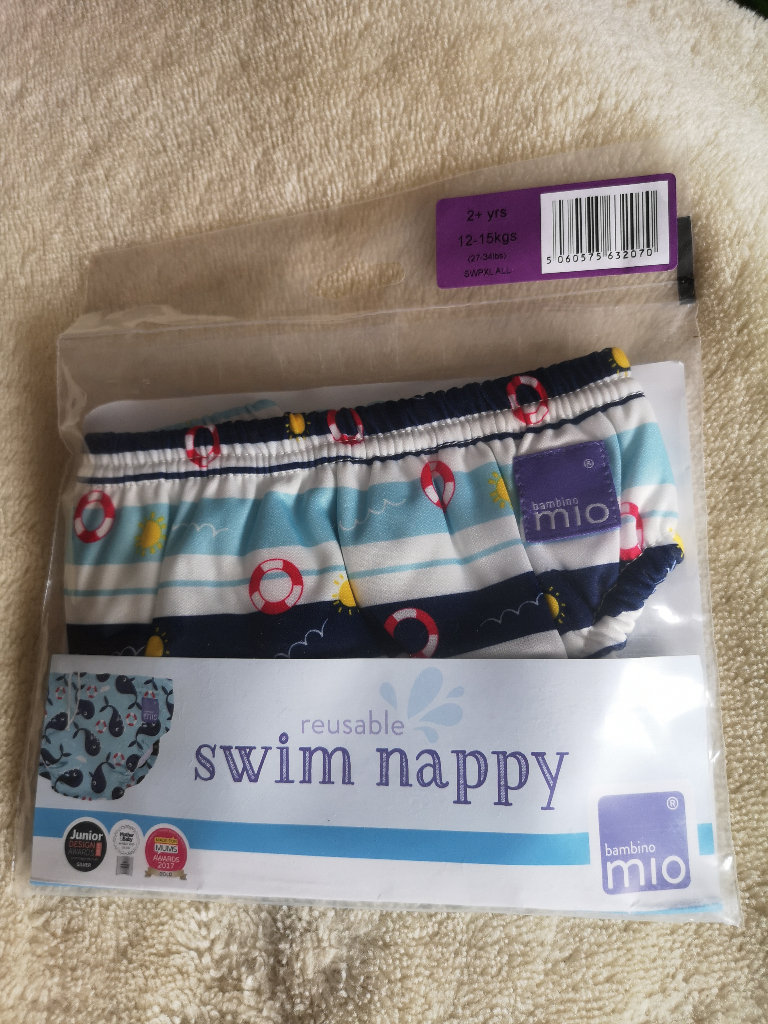 New Bambino Mio Reusable Swim Nappy size 2+