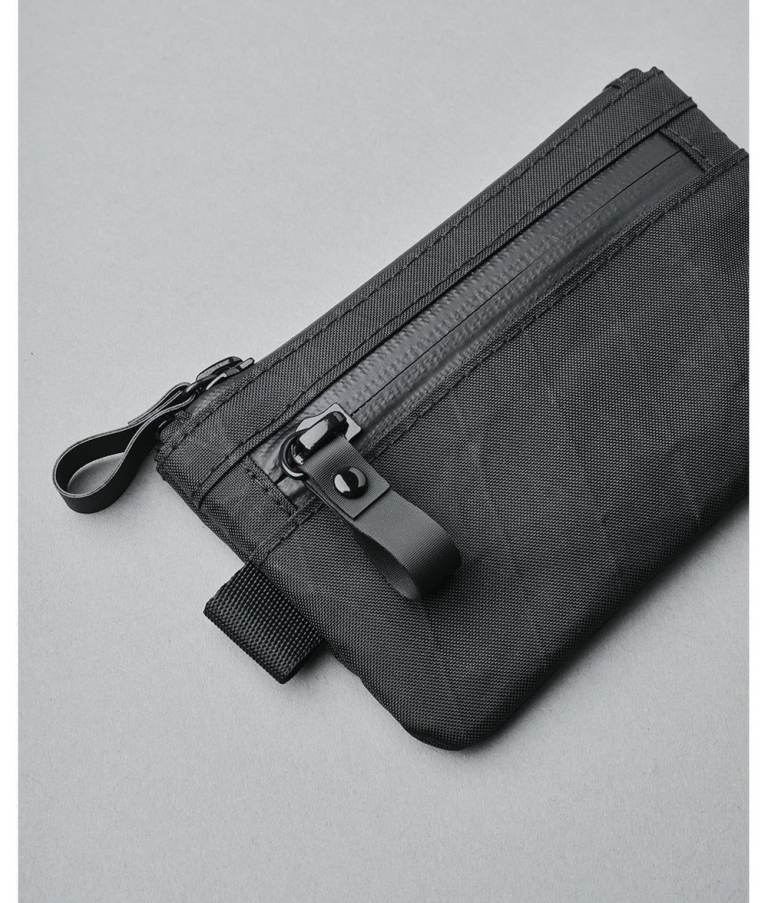 Alpaka Zip Pouch Black X-Pac VX21 EDC Wallet Card Coin Money Cash Holder