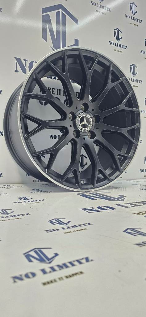 BRAND NEW MERCEDES 19" C63 S STYLE ALLOY WHEELS A CLASS B CLASS C CLASS 5x112 MATT BLACK