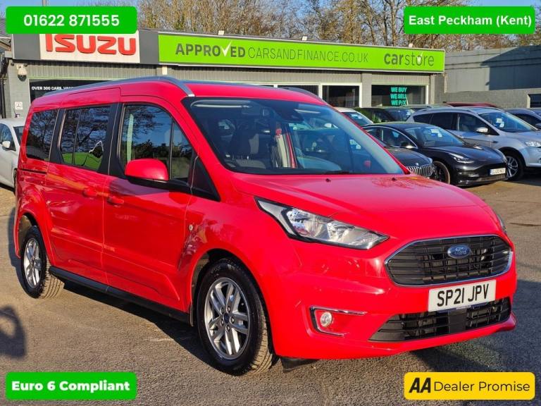 2021 Ford Grand Tourneo Connect Red 1.5 EcoBlue Titanium Euro 6 MPV, 51,000 miles ULEZ compliant ...