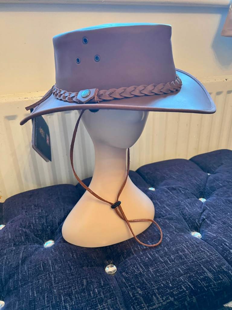 Royal Stallion Leather Cowboy Hat