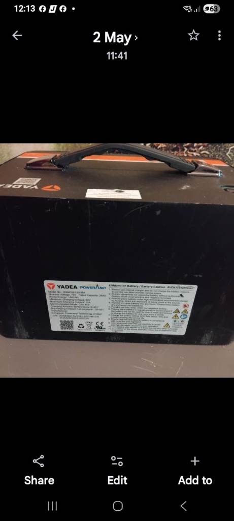 Electric Moped Battery