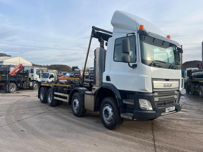 2017 DAF CF 440 8X4 HARSH HOOKLOADER , DAYCAB, AUTO , TESTED JANUARY 2026 ,