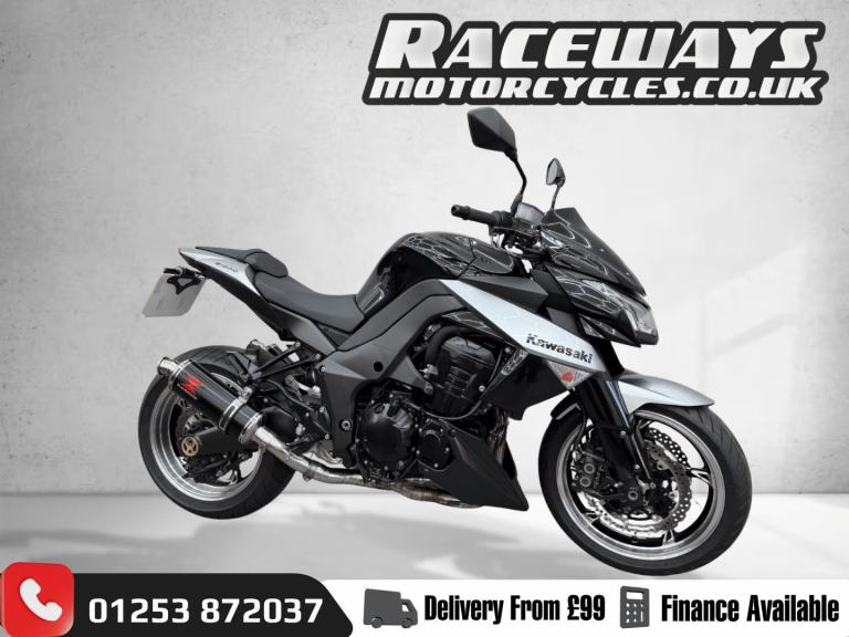 KAWASAKI Z1000 BLACK 2012 12 REG JUST 7987 MILES FROM NEW HPI CLEAR