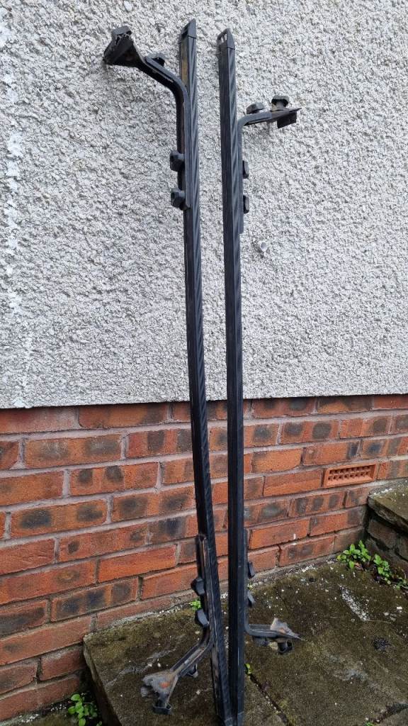 ROOF BARS. Rare retro Paddy Hopkirk pair of roof rack bars.