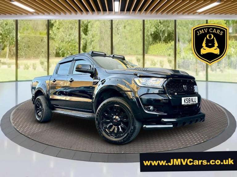 2018 Ford Ranger 2.2 TDCi Black Edition Auto 4WD Euro 6 4dr PICK UP Diesel Automatic