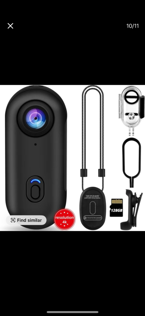 Brand new 4k wearable camera 