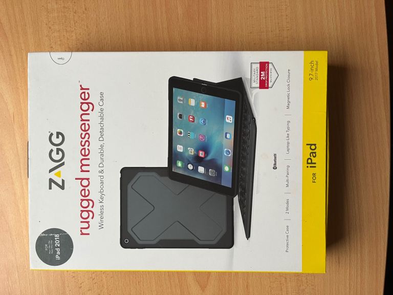 Zagg rugged messenger wireless keyboard and case