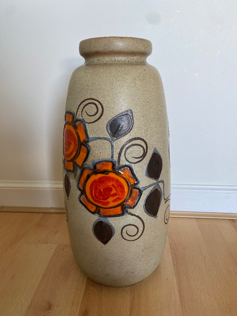 VINTAGE WEST GERMAN FLOOR VASE - SCHEURICH