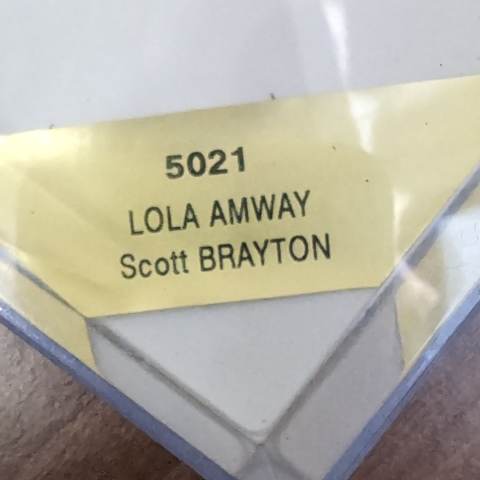 ONYX 5021 1:43 Scott Brayton Lola Amway #23 Indy Car in Display