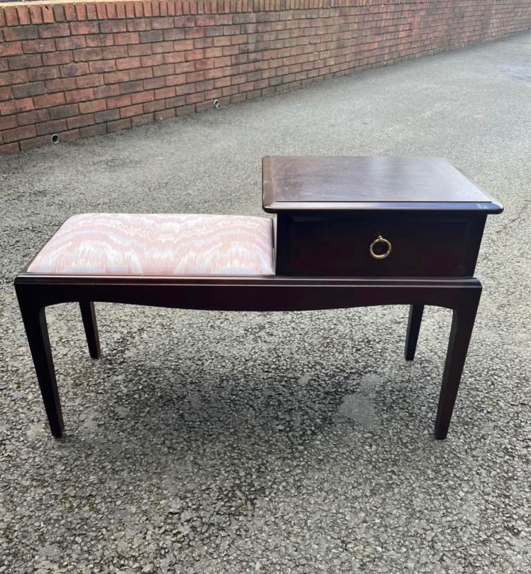Mahogany Stag Telephone Table 