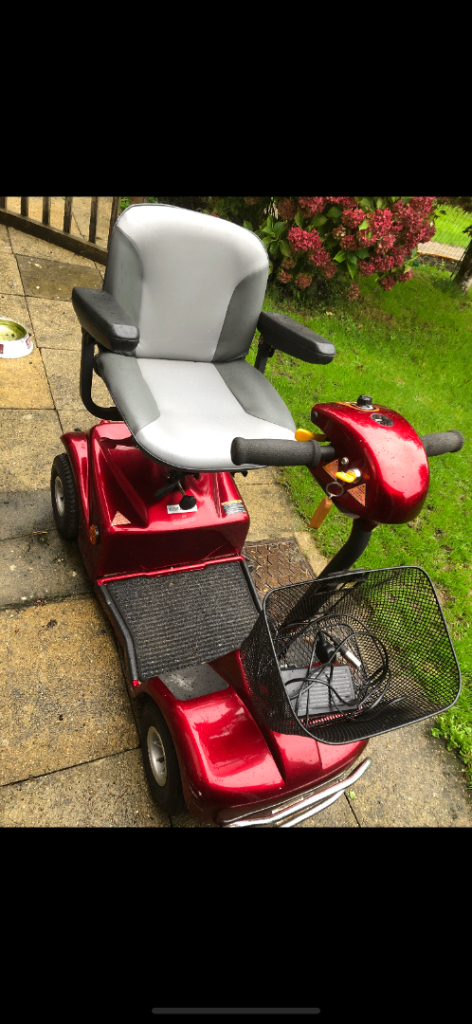 Shoprider Sovereign 4 Mobility Scooter - Red, Good Condition