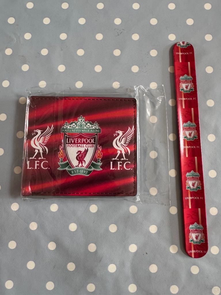 Liverpool FC Wallet and Slap Band Set - Brand New