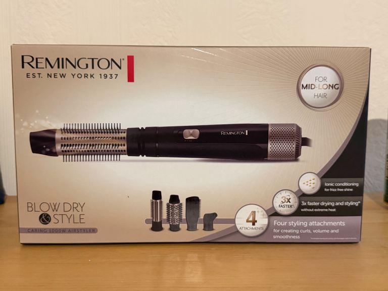 Remington Blow Dry & Style Airstyler with 4 Attachments