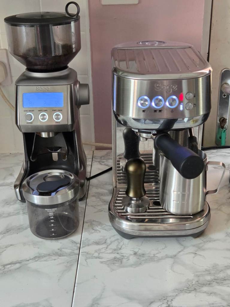 Sage Bambino Espresso Machine + Smart Grinder Pro – Coffee Setup £380 ONO