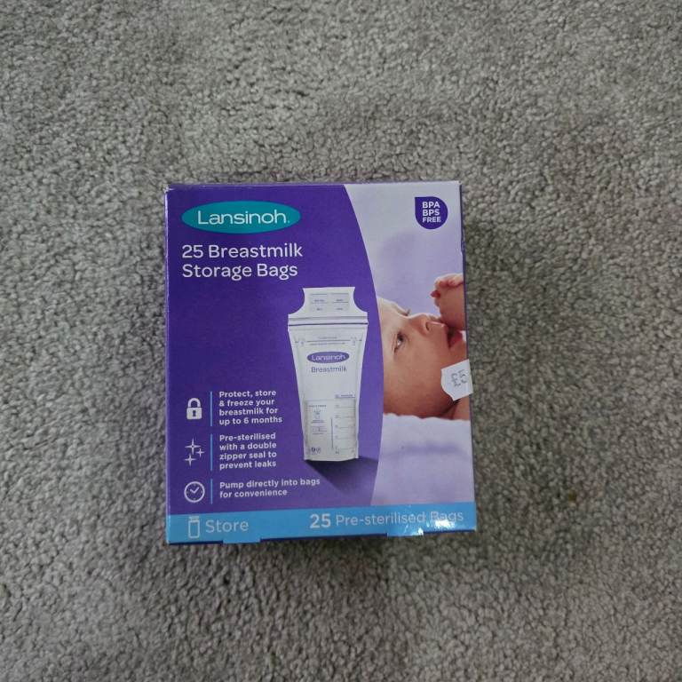 Breastmilk storage bags