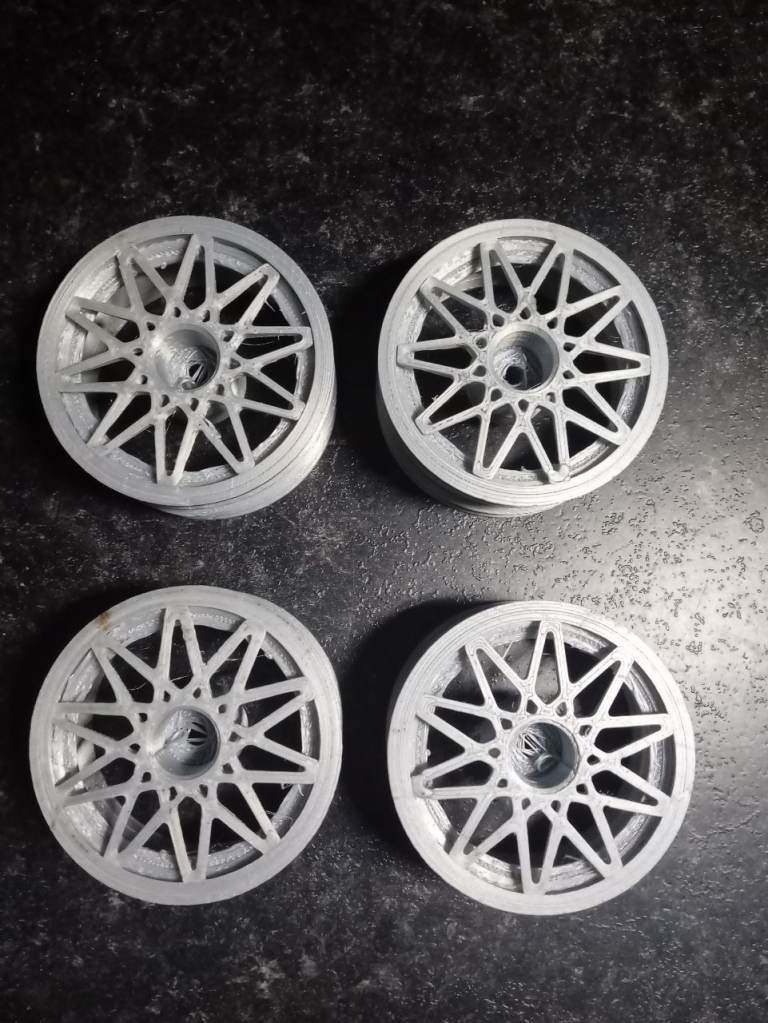 1/10 scale wheel rims for RC car for tamiaya or kayoshio  silver colour or dark grey colour 
