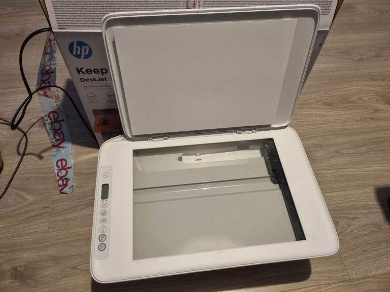 HP Deskjet 2710e All in One Simple Printer Barely Used in box with sealed ink cartridge