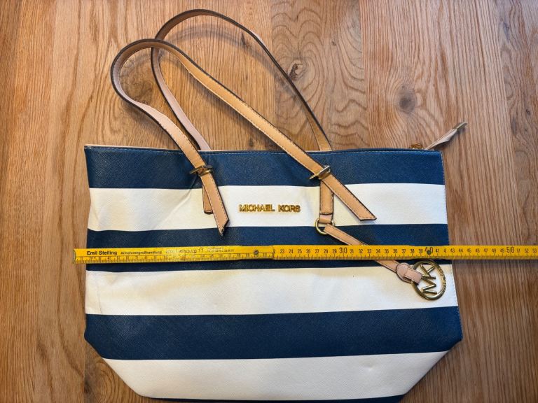 Michael Kors Handbag Shopper Weekender maritime 