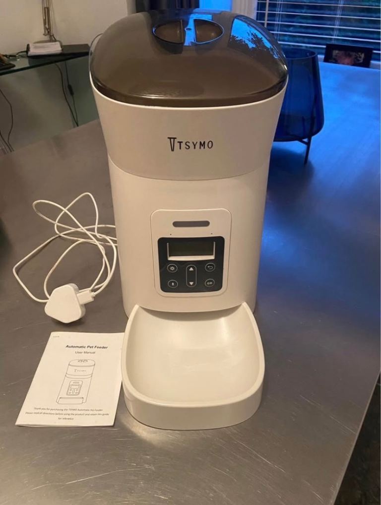 Electronic pet feeder for cat or dog 4L