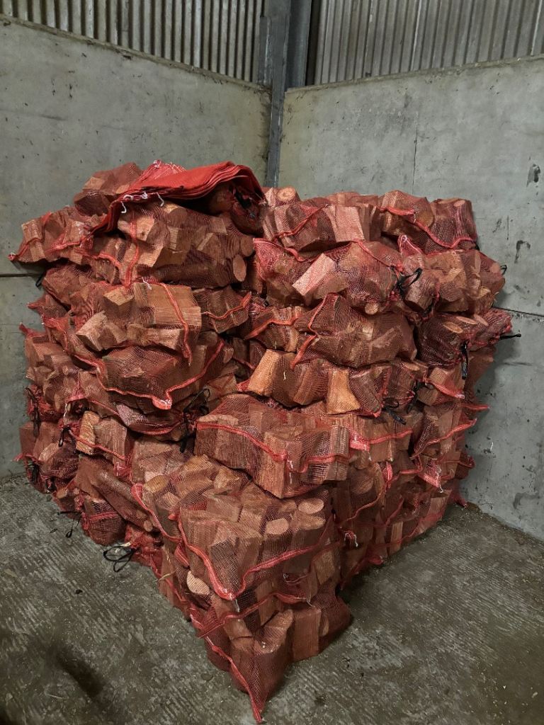 image for Large netted bags of firewood logs/sticks