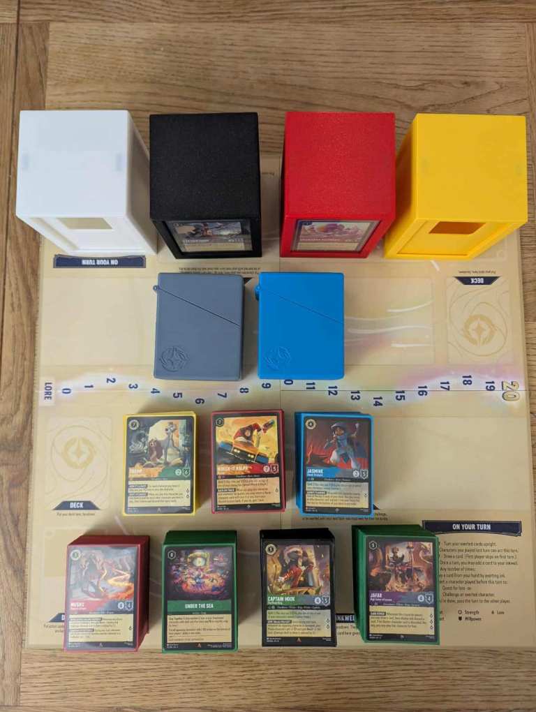 Disney Lorcana, Pokemon, One Piece Deck Boxes