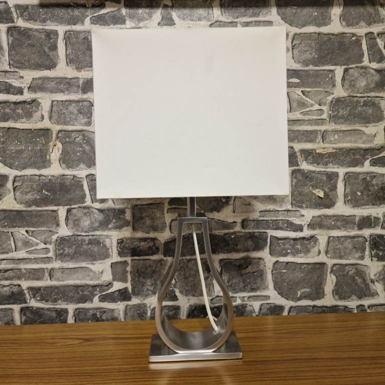 IKEA KLABB table Lamp with White Shade, Designed by Monika Mulder