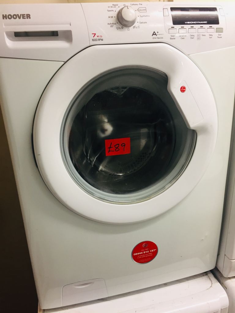 🚚 hoover 7KG load A+ energy washing machine can deliver £89