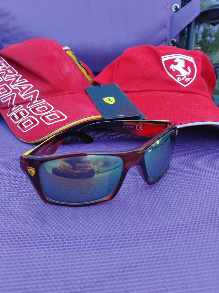 Ferrari Baseball Caps & Sunglasses – Brand New