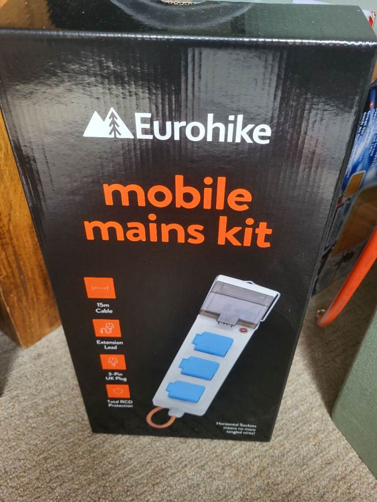 Euro hike mobile mains kit 240v