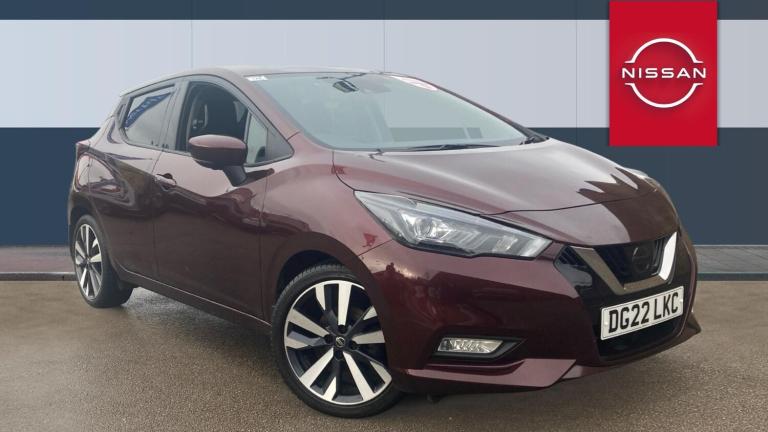 2022 Nissan Micra 1.0 IG-T 92 Tekna 5dr Petrol Hatchback Hatchback Petrol Manual