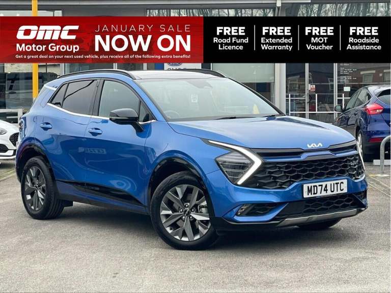 2025 Kia Sportage 1.6T GDi 207 HEV GT-Line S 5dr Auto ESTATE PETROL/ELECTRIC Automatic