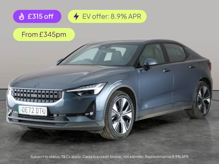 2022 Polestar Polestar 2 300kW 78kWh Long Range Dual motor 5dr 4WD Auto SALOON ELECTRIC Automatic