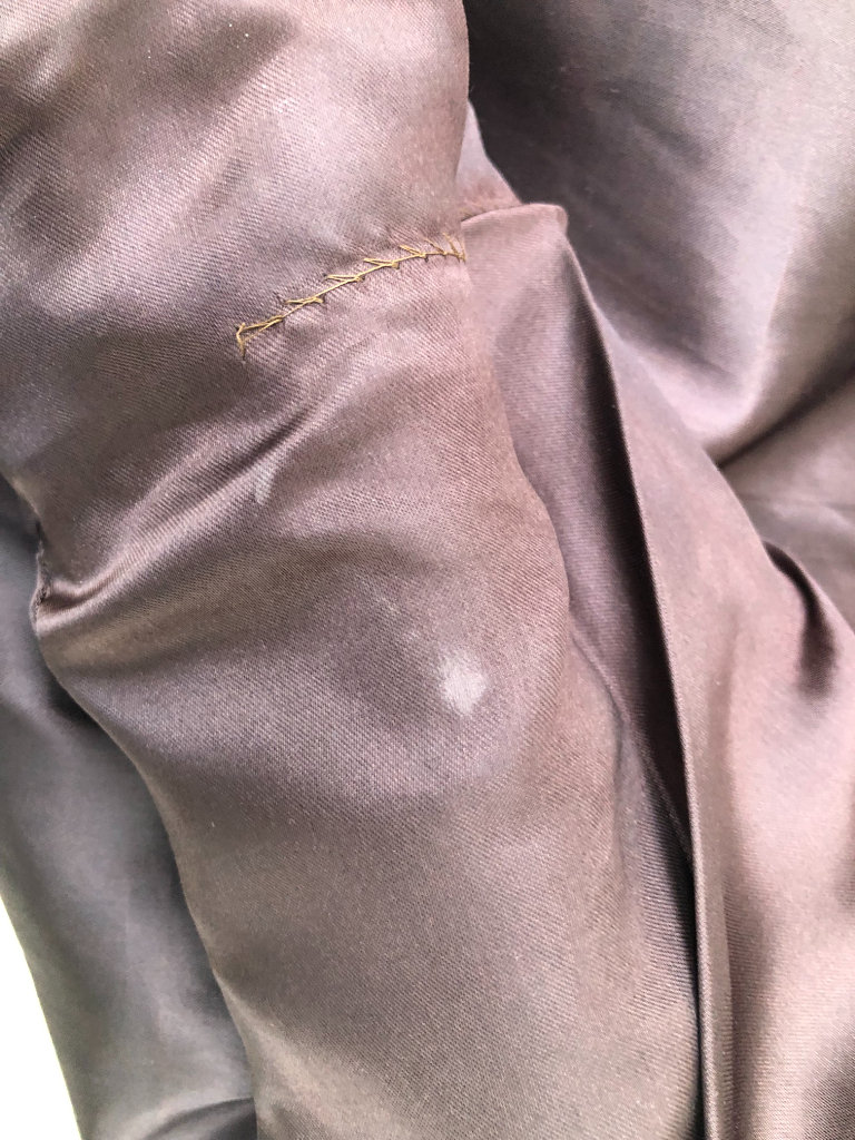 Vintage Tissavel black/brown faux fur jacket S/M ONO - VG vintage condition