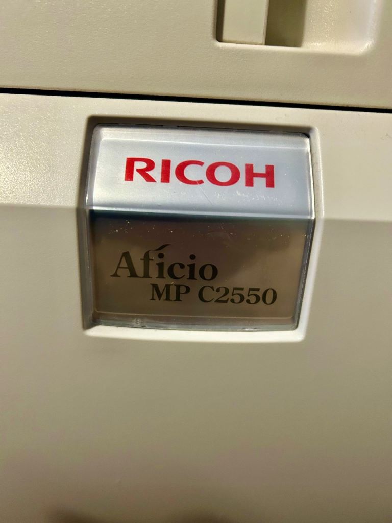 Ricoh Aficio MP C2550 Colour Photocopier/Scanner – Fully Working