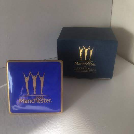 Manchester 2002 Commonwealth games Bone China Paperweight by Caverswall  -Memorabilia