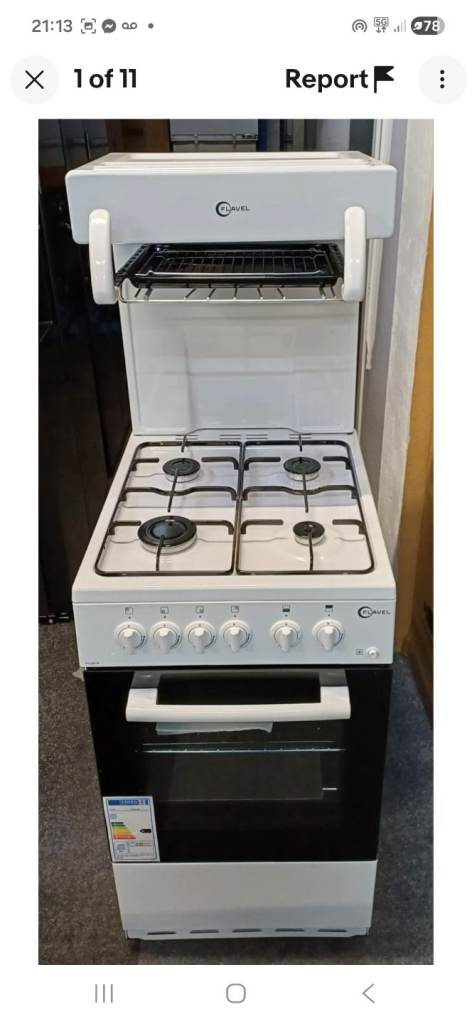 Flavel 50cm wide Eye level grill gas cooker(IMMACULATE CONDITION).