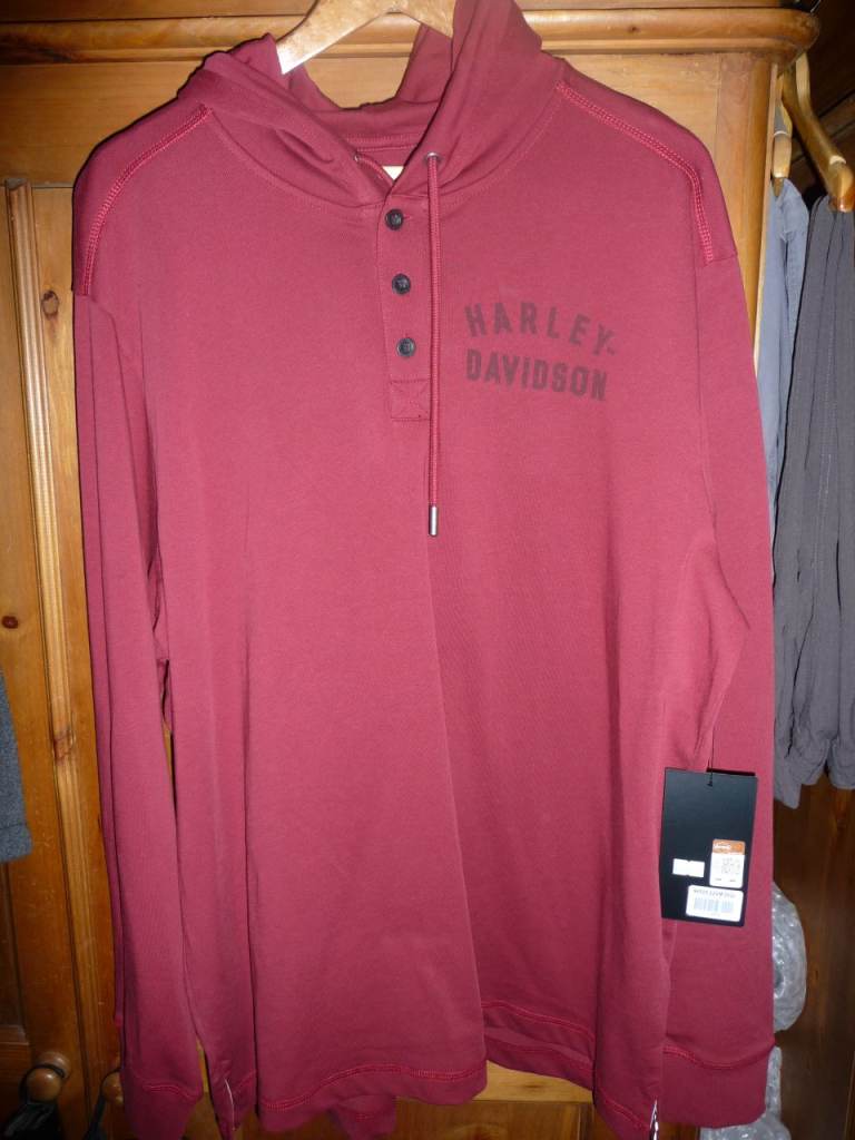 genuine harley davidson hoodie and sweat top new with tags both xl