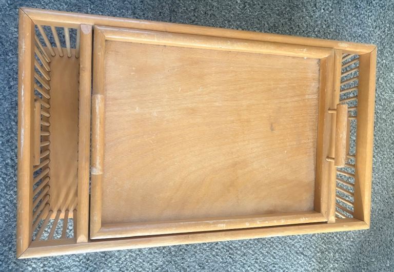 Adjustable laptop stand / breakfast in bed tray
