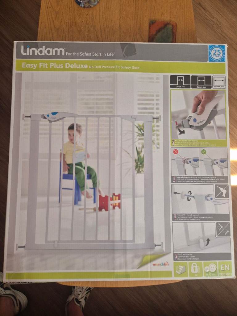 Baby gate Lindam easy fit deluxe