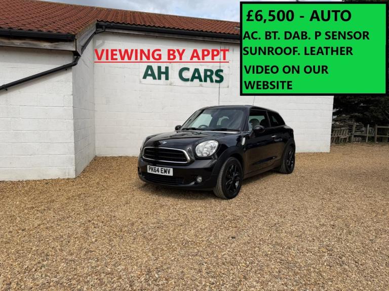 2014 MINI Paceman 1.6 Cooper 3dr Auto COUPE Petrol Automatic